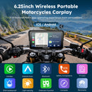 Carpuride W602 Pro Wireless Motorcycle Stereo with Optional TPMS | Dual Bluetooth Intercom, Compass & Barometer