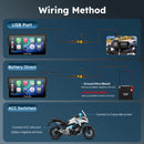 Carpuride W602 Pro Wireless Motorcycle Stereo with Optional TPMS | Dual Bluetooth Intercom, Compass & Barometer