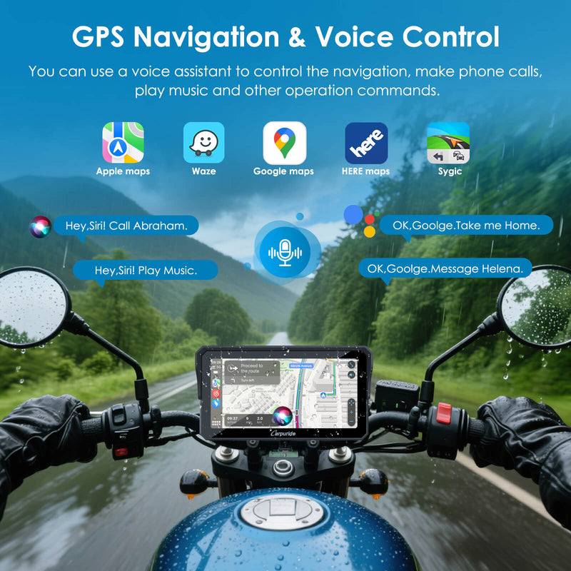 Pre-Order: Carpuride W602S Pro– Plug-and-Play Motorcycle Stereo with Easy-Mount & Removal Bracket, Styled Like a Navigation Bracket