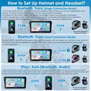 Pre-Order: Carpuride W602S Pro– Plug-and-Play Motorcycle Stereo with Easy-Mount & Removal Bracket, Styled Like a Navigation Bracket