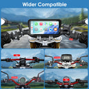 Carpuride W603DS with Optional TPMS | 6-Inch Motorcycle CarPlay | Plug-and-Play BM05 Bracket | Dual Cameras