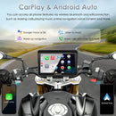 Carpuride 702RS Pro, Plug-and-Play Motorcycle Stereo with Radar Detection BSD System