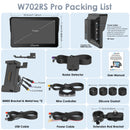 Carpuride 702RS Pro, Plug-and-Play Motorcycle Stereo with Radar Detection BSD System