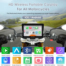 Carpuride 702RS Pro, Plug-and-Play Motorcycle Stereo with Radar Detection BSD System