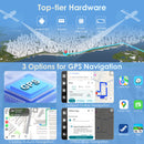 Pre-Order: Carpuride W702 Plus Wireless Portable Motorcycle Stereo with 4+64G Android System&HD Dual Cameras, Built-in GPS Module