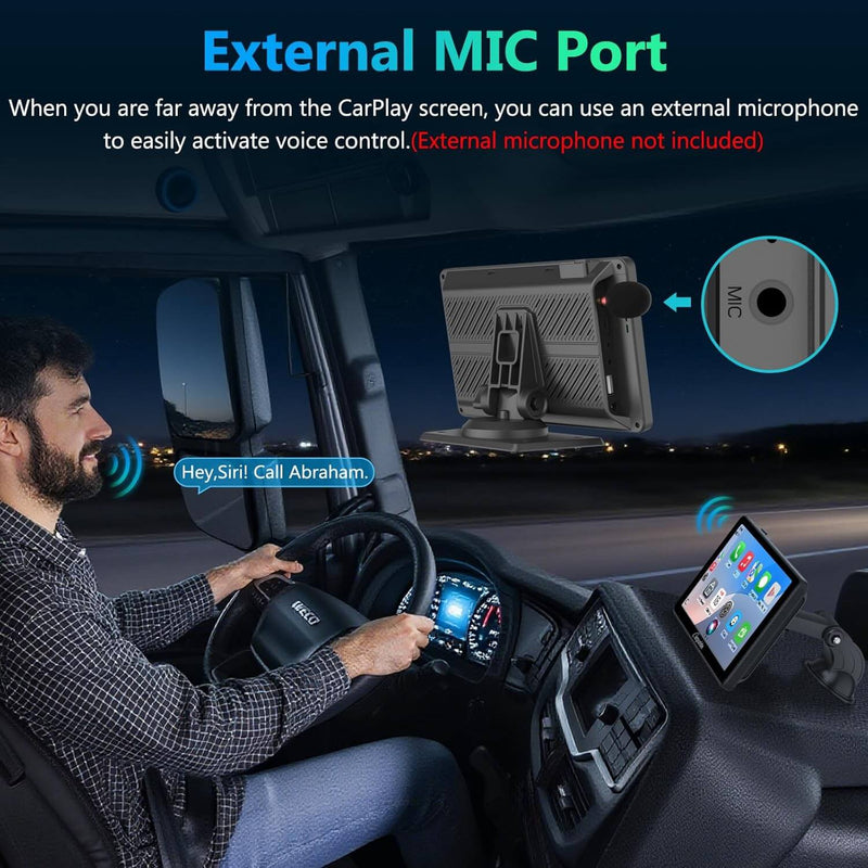 CARPURIDE V3 Portable Smart Multimedia Dashboard Console