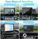 CARPURIDE V9 Portable Smart Multimedia Dashboard Console