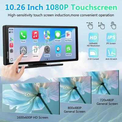 CARPURIDE V92R with Rear Camera optional Portable Smart Dashboard Cons