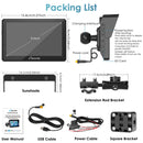 Carpuride W502 Pro/TPMS optional Wireless Portable Upgraded Dual Bluetooth Waterproof IP67 Motorcycle Stereo, with Intercom function, Compass/Barometer