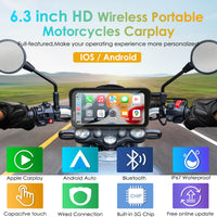 Motorcycle 6 Inch CarPlay Screen | 6 Inch Motorcycle Speakers