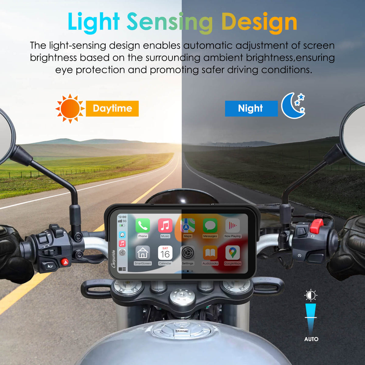 Water Motorcycle Radio | Motorcycle Apple CarPlay Portable | W603