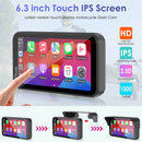 Carpuride W603B Wireless Portable Motorcycle Stereo Compatible Navigation Bracket