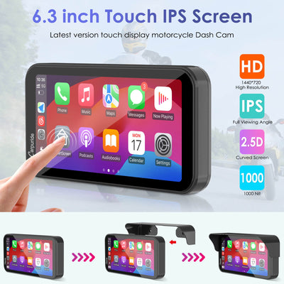 Carpuride W603B | Original Navigation Mount | Wired Control