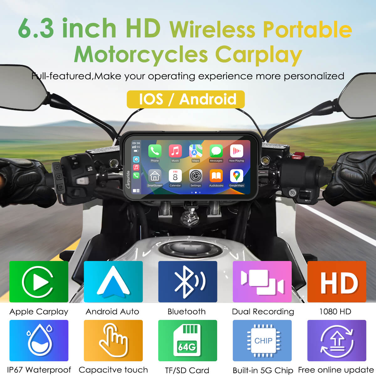 Portable Motorcycle Radio | Motorcycle Bluetooth Stereo System