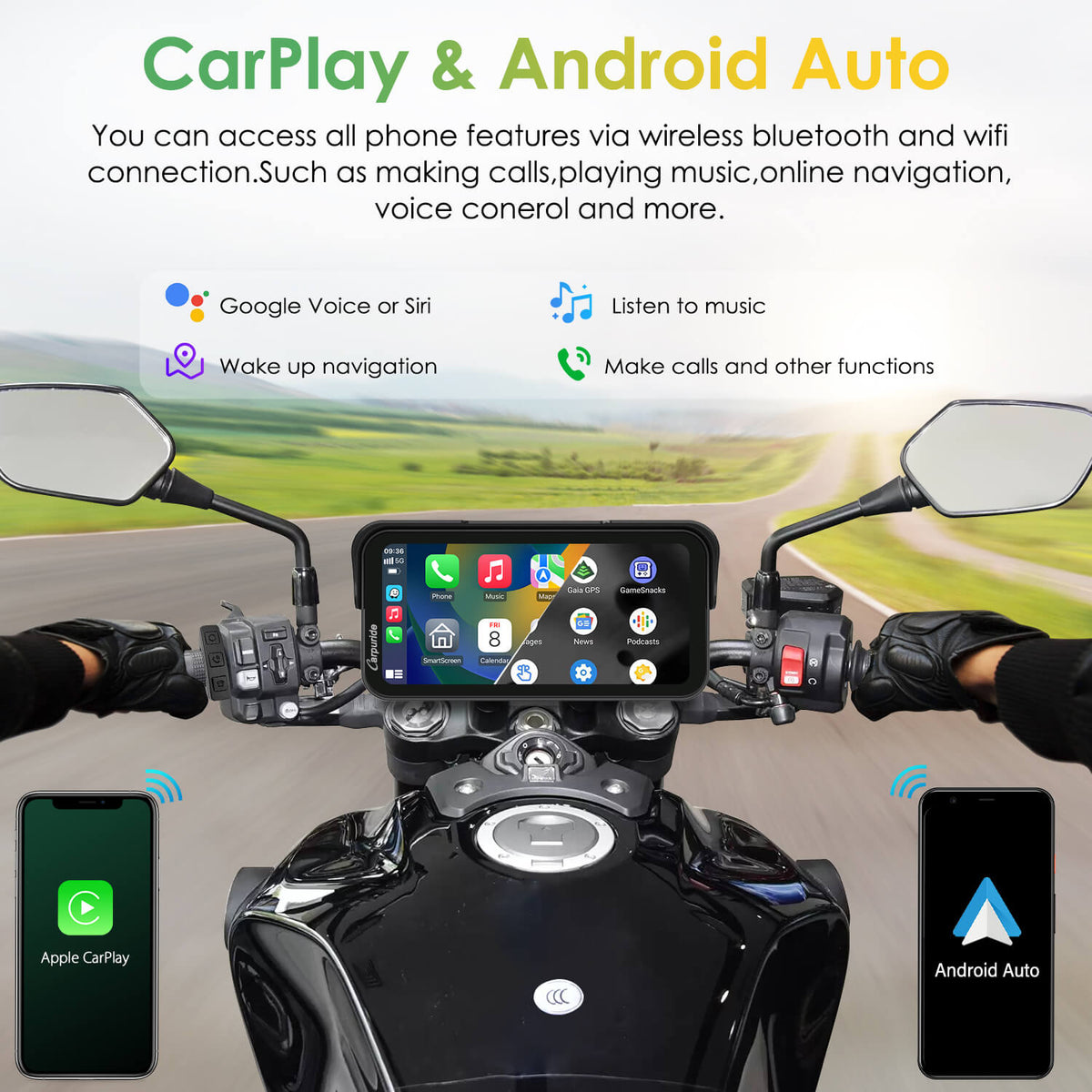Portable Motorcycle Radio | Motorcycle Bluetooth Stereo System