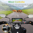 Carpuride W603D Wireless Portable Motorcycle Stereo with HD Dual Cameras