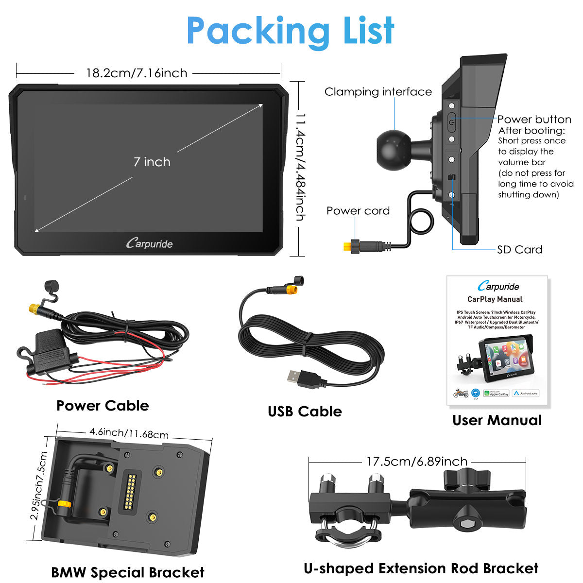 BMW Motorcycle GPS Units & BMW Motorcycle Accessories