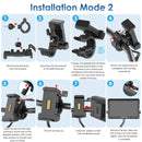 Carpuride W702S Pro/W502S Pro With TPMS Option– Plug-and-Play Motorcycle Stereo with Easy-Mount  & Removal Bracket, Styled Like a Navigation Bracket