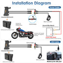 Carpuride W702S Pro/W502S Pro With TPMS Option– Plug-and-Play Motorcycle Stereo with Easy-Mount  & Removal Bracket, Styled Like a Navigation Bracket