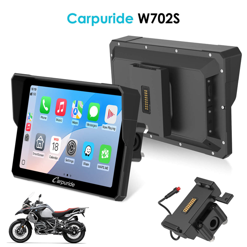 Carpuride-W702S with universal mounting bracket suitable for any motorcycles