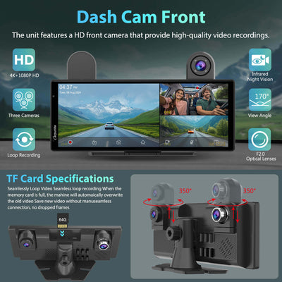 Carpuride W903S Best Car Audio Touch Screen With DVR
