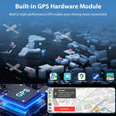 CARPURIDE W903 Plus Portable Wireless Car Stereo, Support Install Apps, with External GPS Antenna