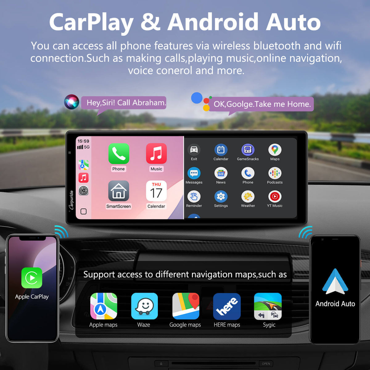 car media player & car audio and navigation & car dvr camera