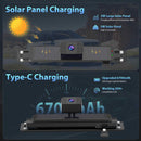 Carpuride WF02 Solar-Powered Wireless Backup Camera- Easy Install | HD Night Vision | Universal Fit