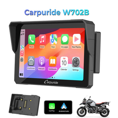 カーナビ Carpuride Motorcycle Carplay 502B Carpuride W702B/W502B Wireless CarPlay Motorcycle Stereo | IP67