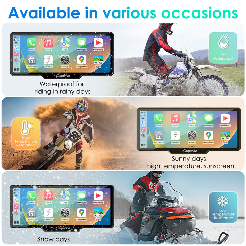 best motorcycle navigation device with IP67 waterproof, high & low temperature resisitance