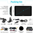 Car Stereo with Wireless Apple CarPlay&Android Auto,Plug and Play Quick Install, Suitable for All Cars, 7 Inch IPS Touch Screen, Multimedia Player with Bluetooth, Mirror Link, Backup Camera,Silver Frame