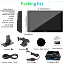 packing list: car screen, car charger, mount brackets, user manual, etc.
