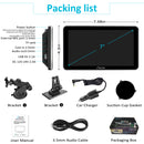 Car Stereo with Wireless Apple CarPlay&Android Auto, 7" IPS Touch Screen,Silver Frame,Multimedia Bluetooth Navigation Dashboard Console with Mirror Link, Google, and Siri Assistant