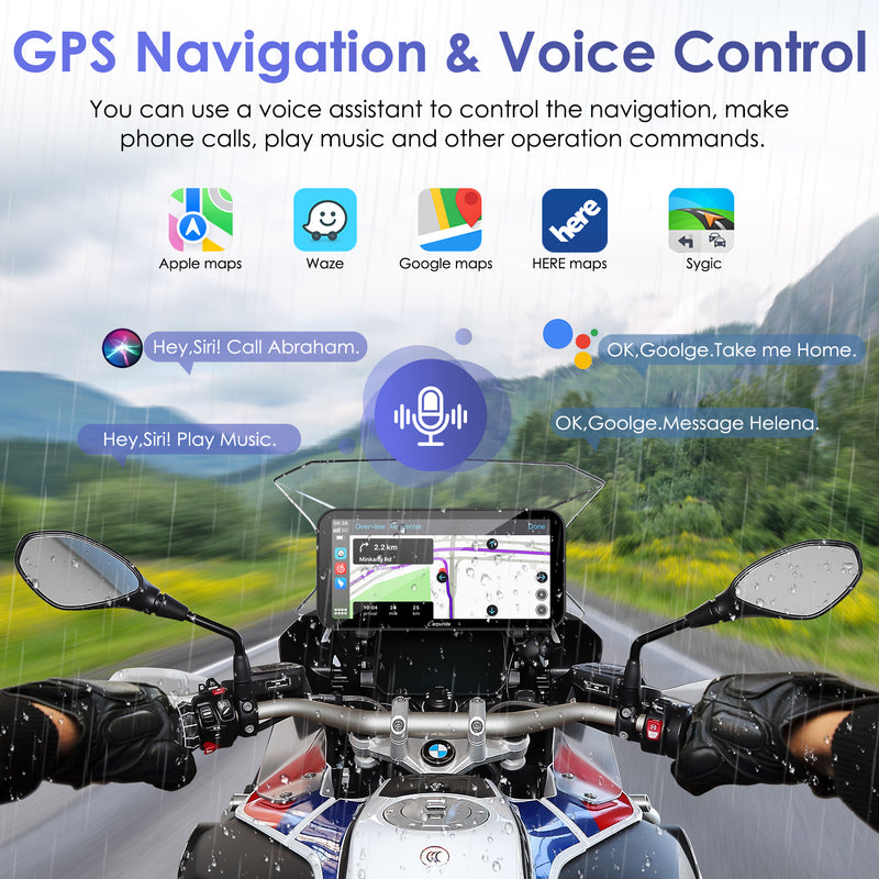 best motorcycle gps units mirror map apps that supported by apple carplay or android auto