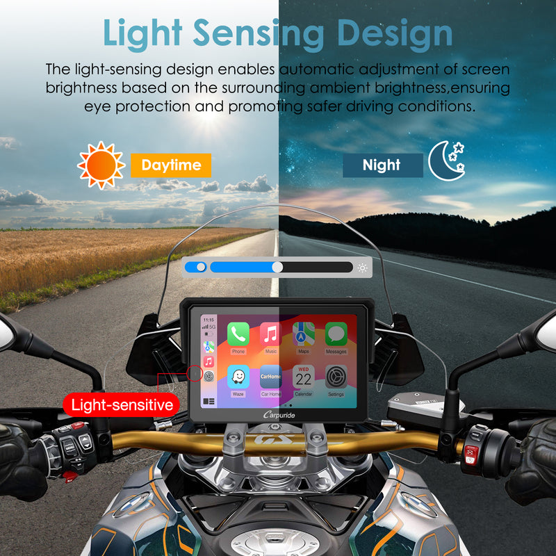 automatically light sensing allows you ride in any light conditions