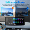 light sensing: automatically adjust screen brightness based on surrounding ambient brightness
