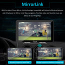 radios for cars with mirror-link tech, wired connection for autolink, wired & wireless for airplay