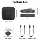 CARPURIDE H01 3 in 1 Android 11.0 Internet AI Box - Wireless Apple Carplay&Android Auto Adapter