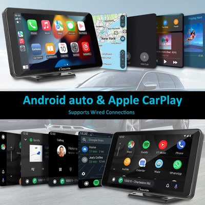 Portable Apple CarPlay Android Auto & Multimedia Portable Player