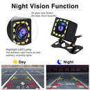 rear view camera night vision function with auxiliary reversing lights day and night