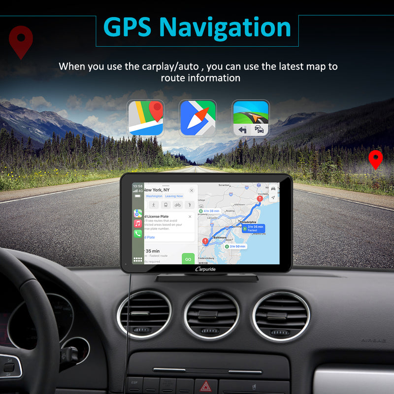 Apple CarPlay & Android Auto Car audio System, Bluetooth Car Entertainment  System