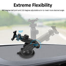 extremely flexible with 360 degree ball joint and 210 degree adjustable arm, meet more desired angle