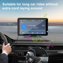 suitable for long car rides without extra cord laying around