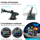 Car Stereo with Wireless Apple CarPlay&Android Auto,Plug and Play Quick Install, Suitable for All Cars, 7 Inch IPS Touch Screen, Multimedia Player with Bluetooth, Mirror Link, Backup Camera,Silver Frame