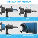 how to install the air outlet bracket in the air conditioning vents of car