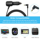 cigarette charger be used  for any device with mini usb port like dashcam. phone, redar detector.