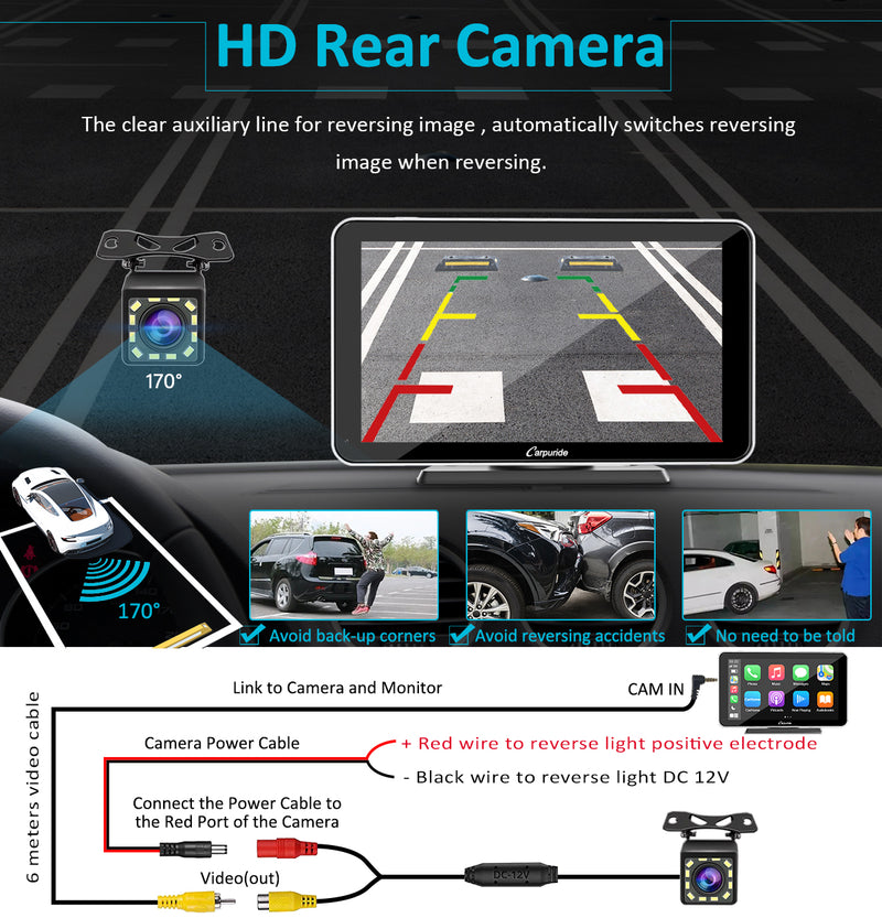 Apple CarPlay & Android Auto Unit with Camera - CARPURIDE W903
