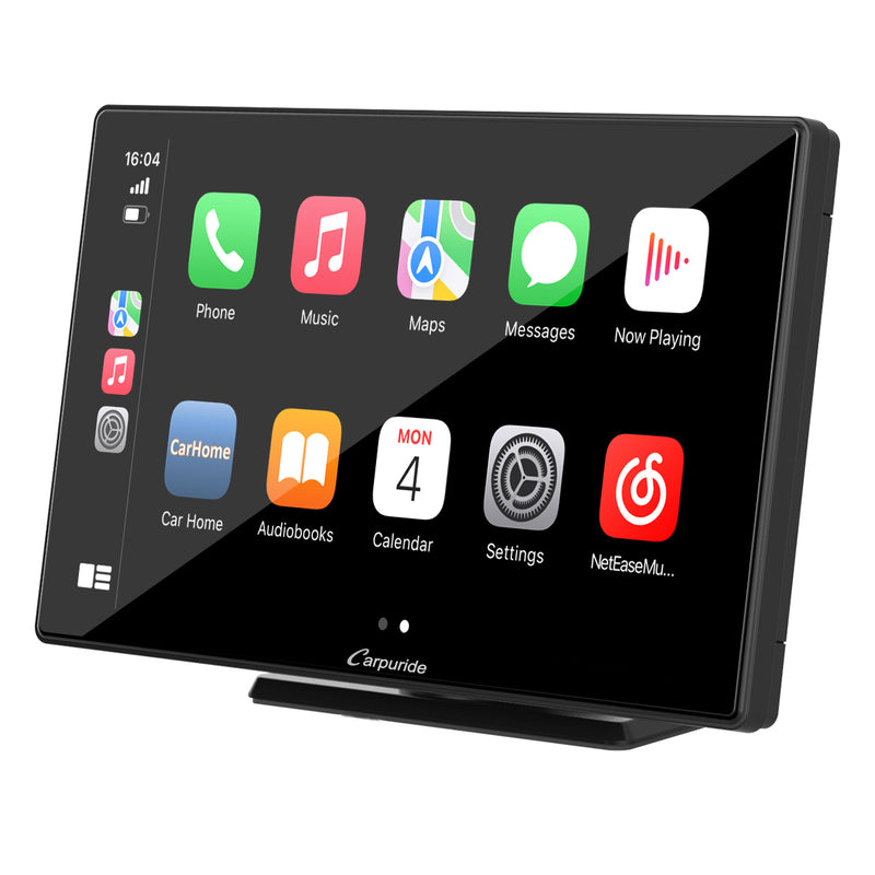 2023 Newest Portable Car Radio with Apple Carplay and Android Auto,  Wireless Car Stereo 7 IPS Touchscreen with Bluetooth Hands-Free/Mirror