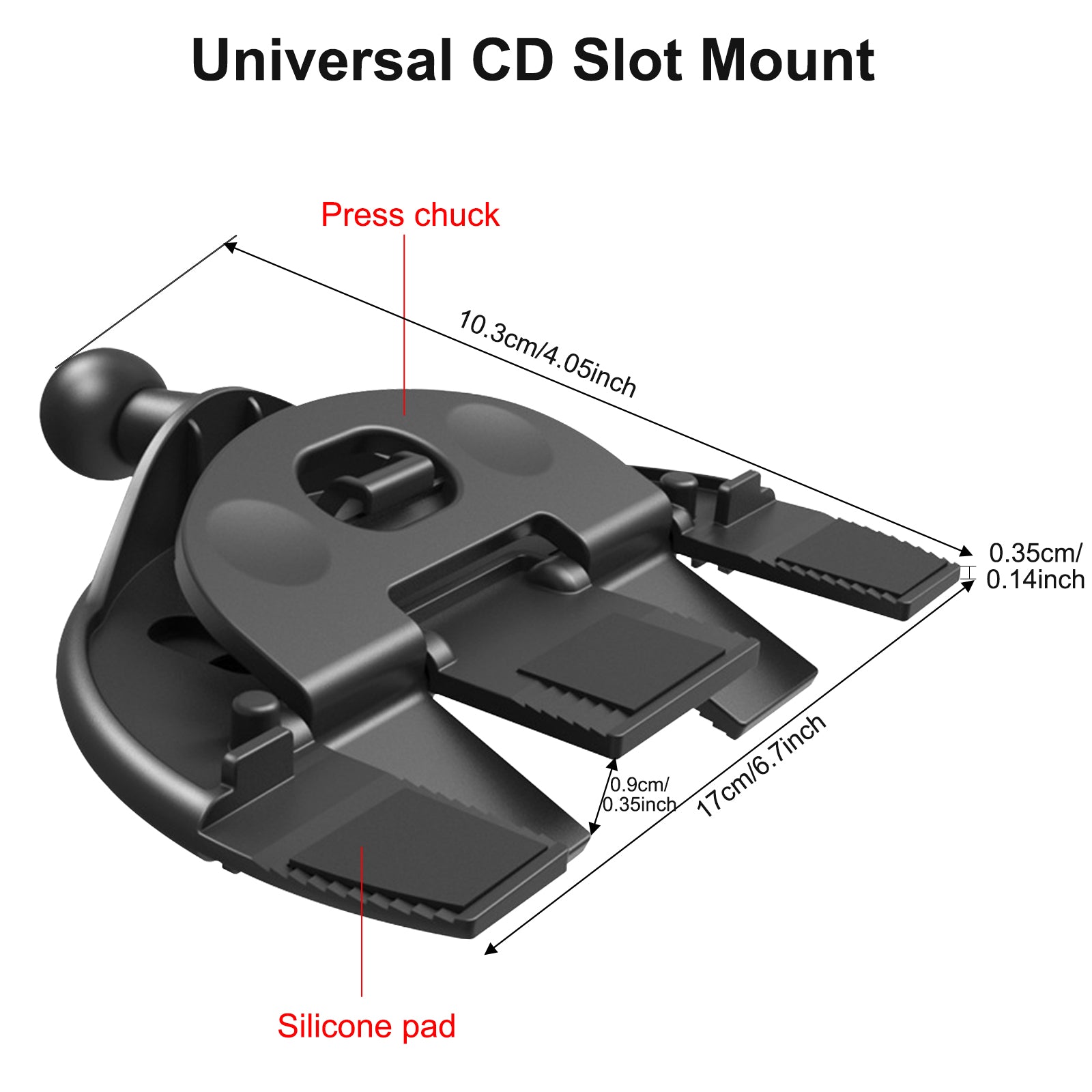 Carpuride CD Slot Mounting Bracket