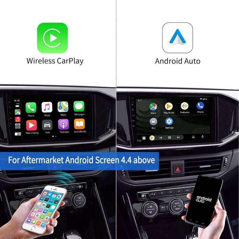 CARPURIDE Wireless CarPlay Adapter Wireless Android Auto Dongle for modify Android Screen Car Ariplay Smart Link IOS14